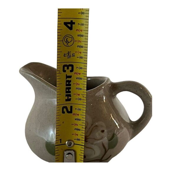 Pigeon Forge Pottery Dogwood Pattern Creamer Pitcher 5 1/2” Mini Pitcher Vintage - Picture 5 of 6